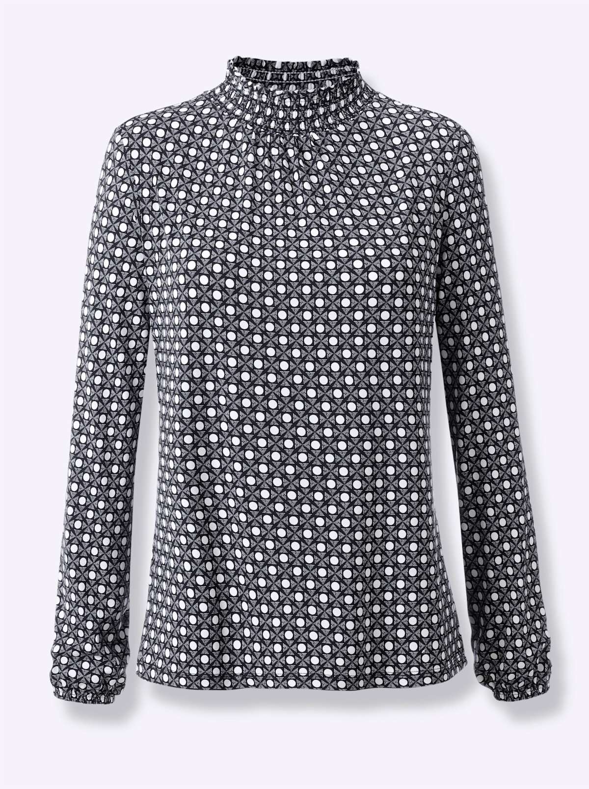 Рубашка с длинным рукавом Stehkragen-Shirt