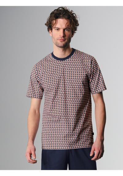 футболка TRIGEMA T-Shirt mit abstraktem Muster