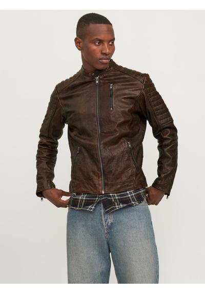 Кожаная куртка JJERICHARD LEATHER JACKET NOOS