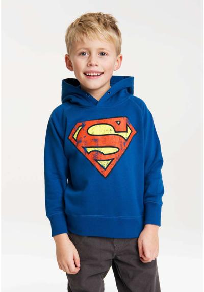 Толстовка с капюшоном и логотипом Супермена
