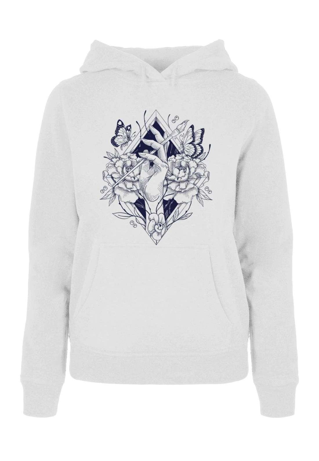 Толстовка с капюшоном Damen Ladies Frida Kahlo Hand Hoody