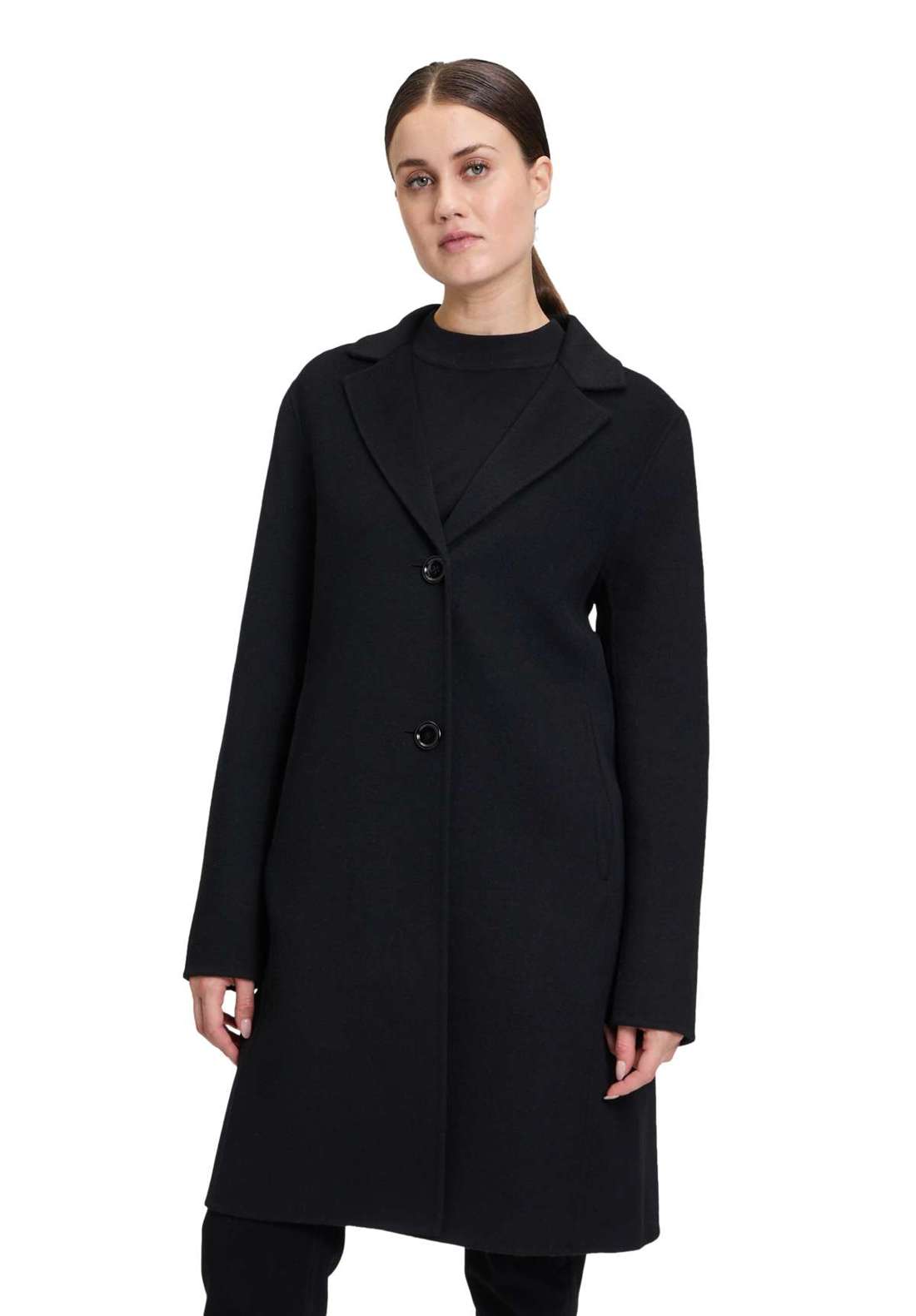 Шерстяное пальто Wollmantel mit Reverskragen
