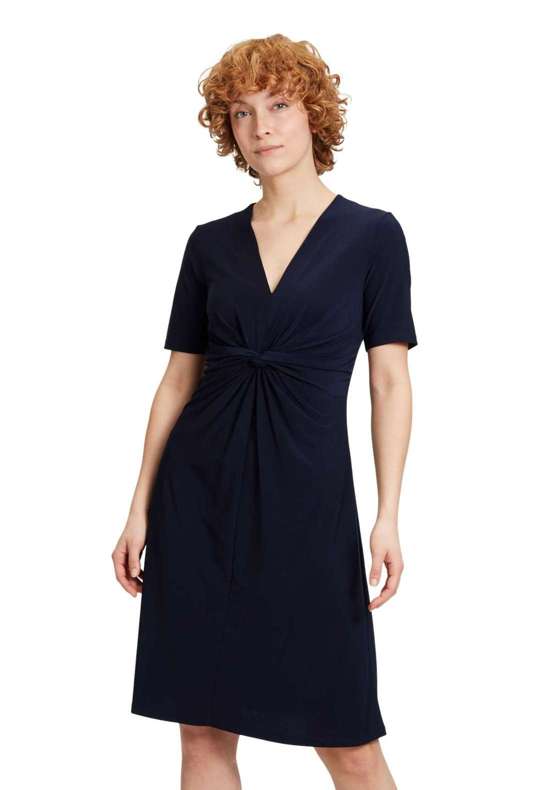 Платье из джерси Jerseykleid mit Raffung