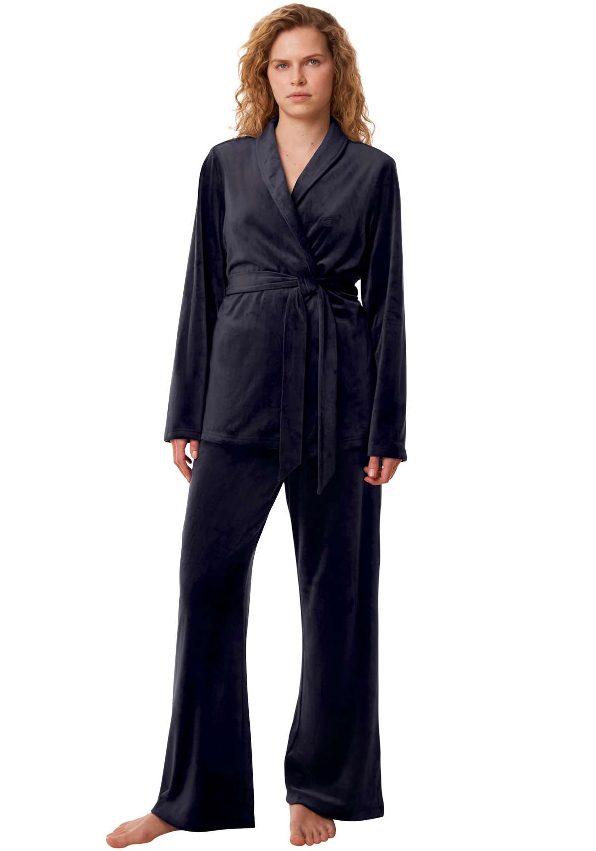Брюки для дома Sensual Velour Wide Leg Trousers
