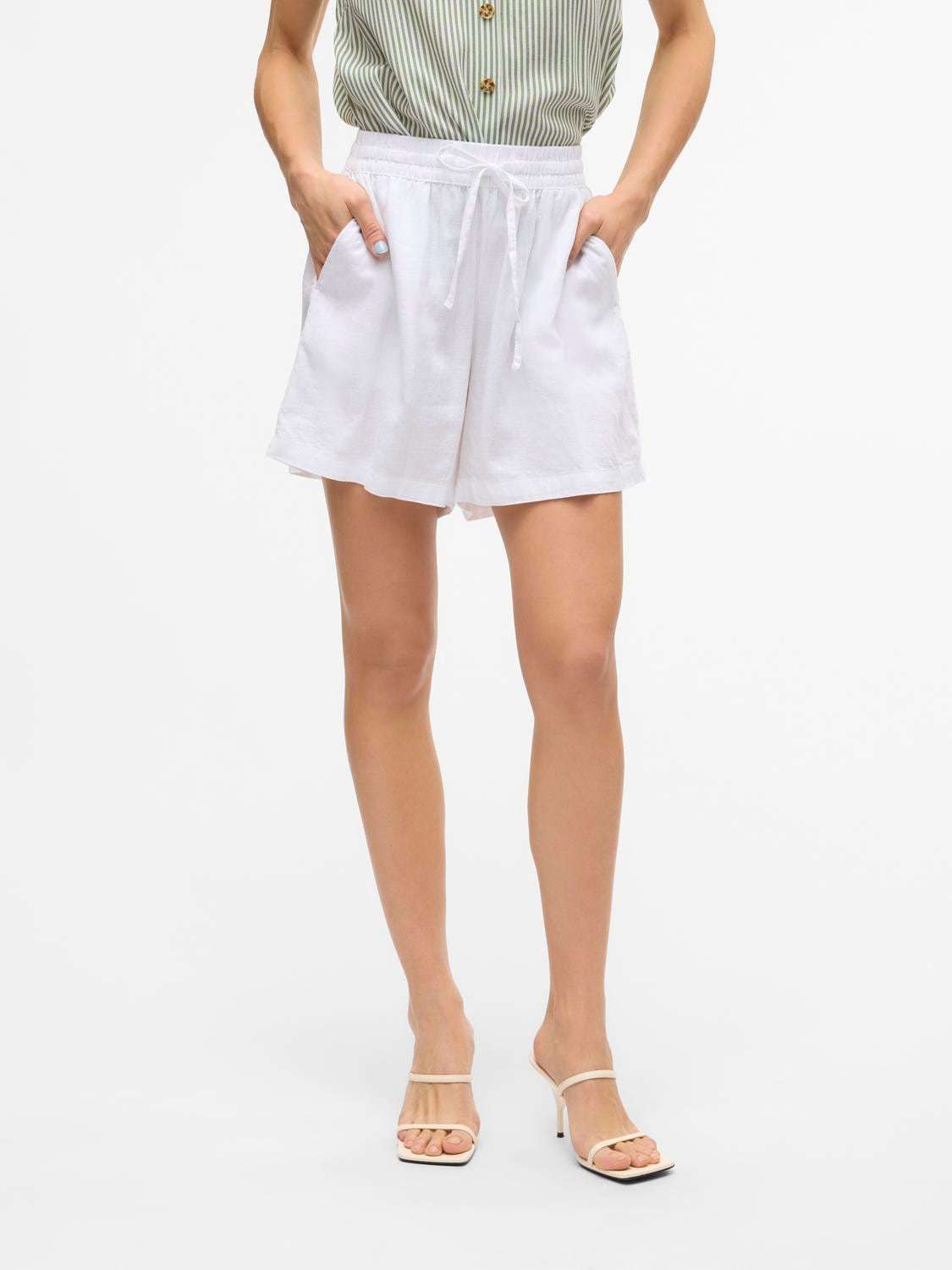 шорты VMLINN LINEN SHORTS WVN NOOS