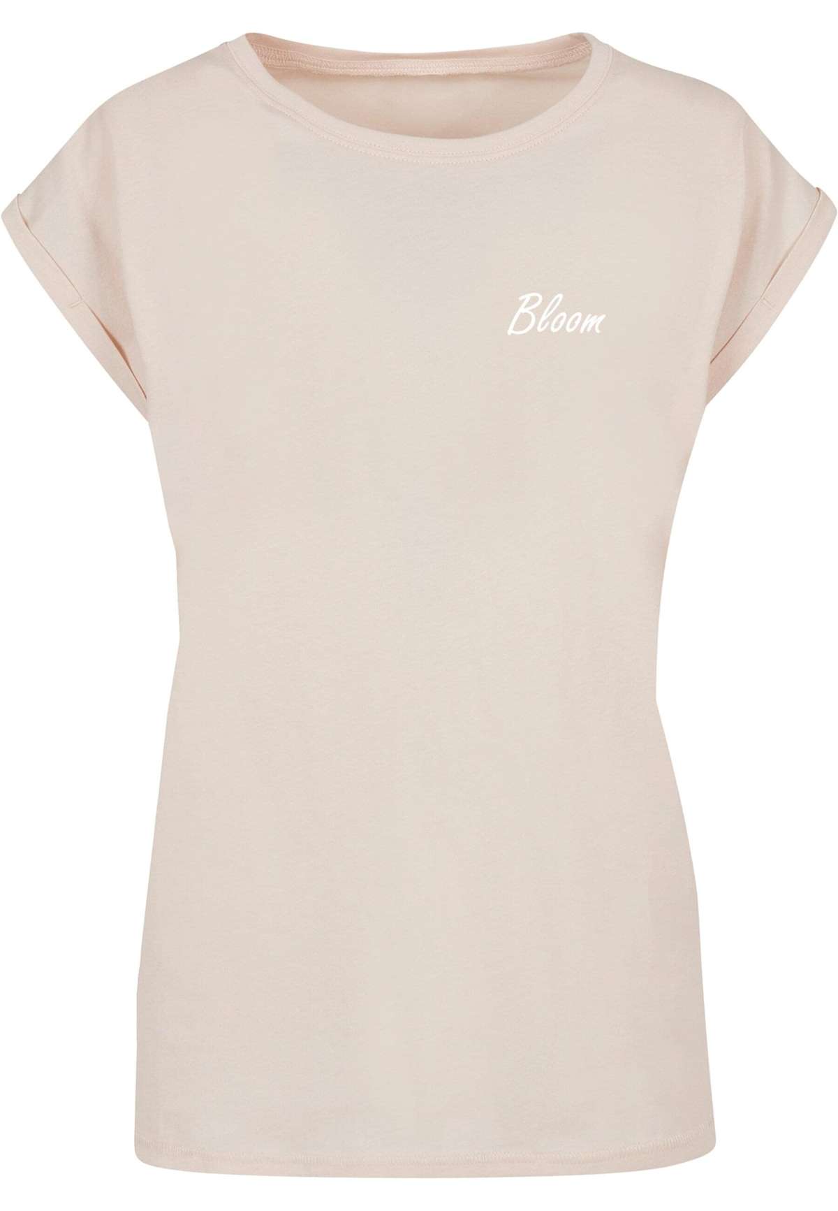 футболка Damen Ladies Flowers Bloom Extended Shoulder Tee