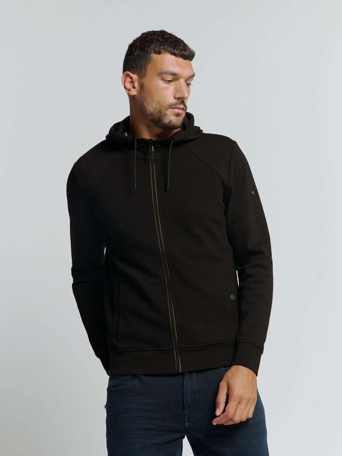 Свитера No Excess Jacquard-Kapuzenweste Pullover