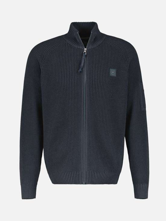 Кардиган LERROS Strickjacke für Herren, grob gerippt