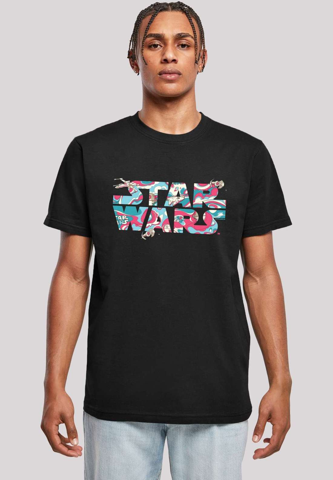 футболка Star Wars Wavy Ship Logo