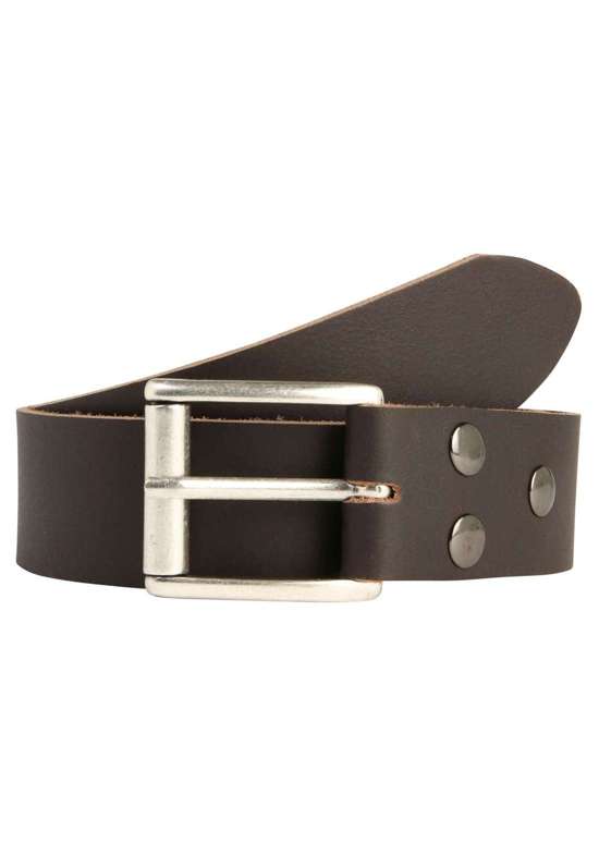 Кожаный ремень со сменной застежкой. Rollenschließe einfach