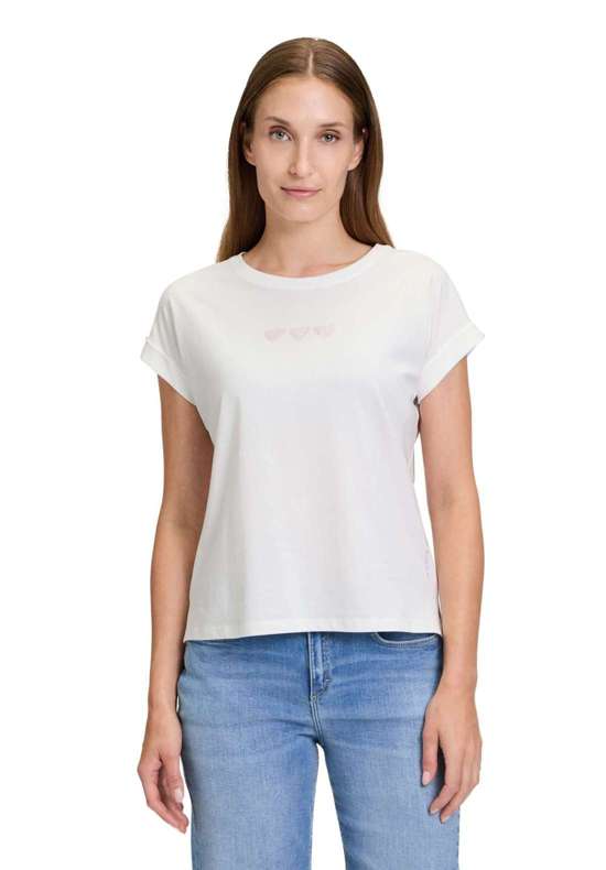 Рубашка с коротким рукавом Printshirt mit Ärmelaufschlag