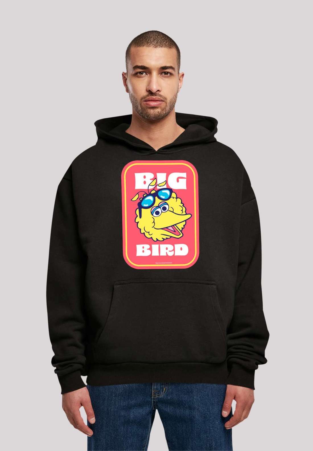 Толстовка с капюшоном Sesamstraße Bilbo Big Bird Sticker