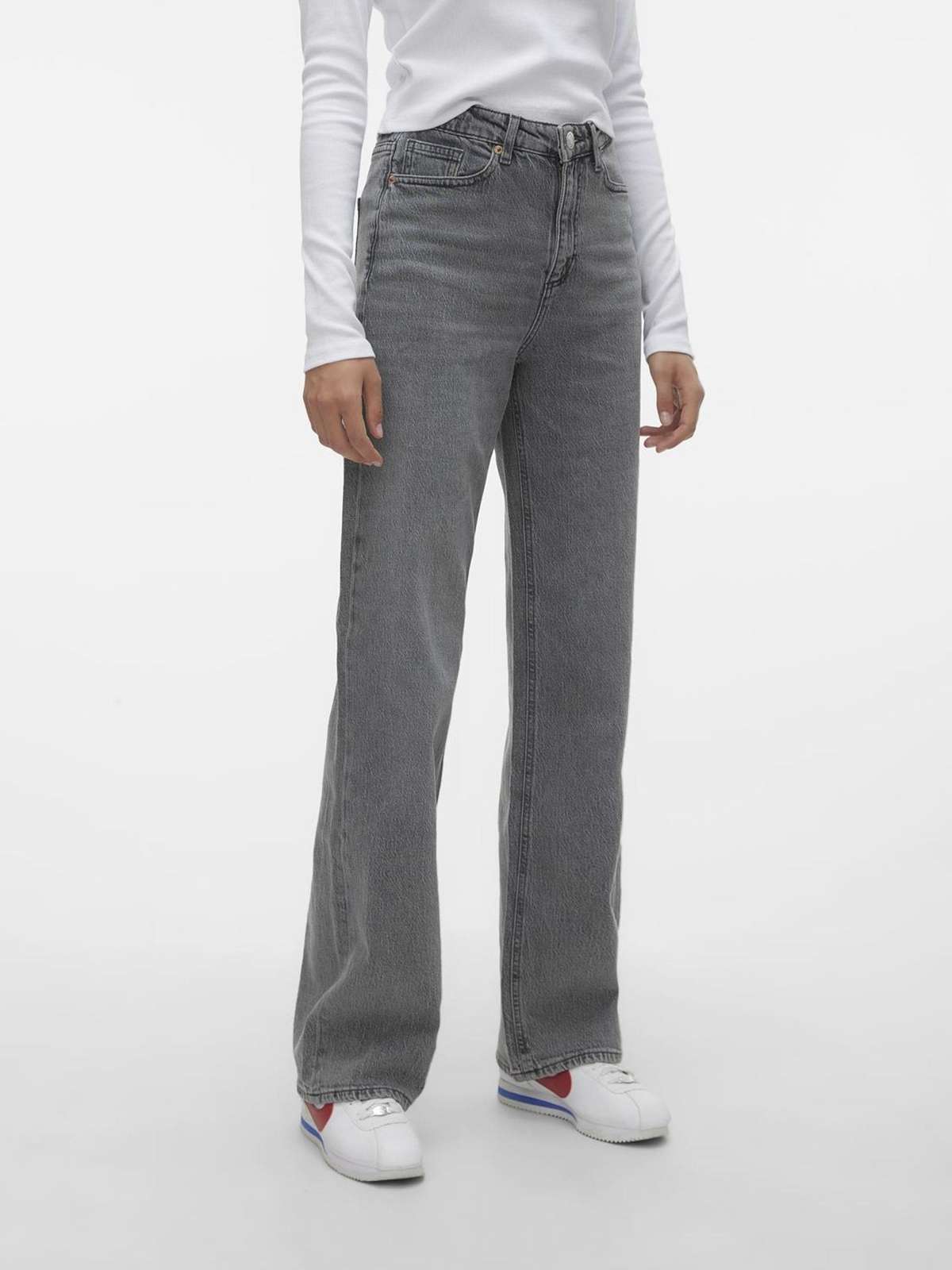 Джинсы с высокой талией VMTESSA HR WIDE JEANS RA206 GA NOOS