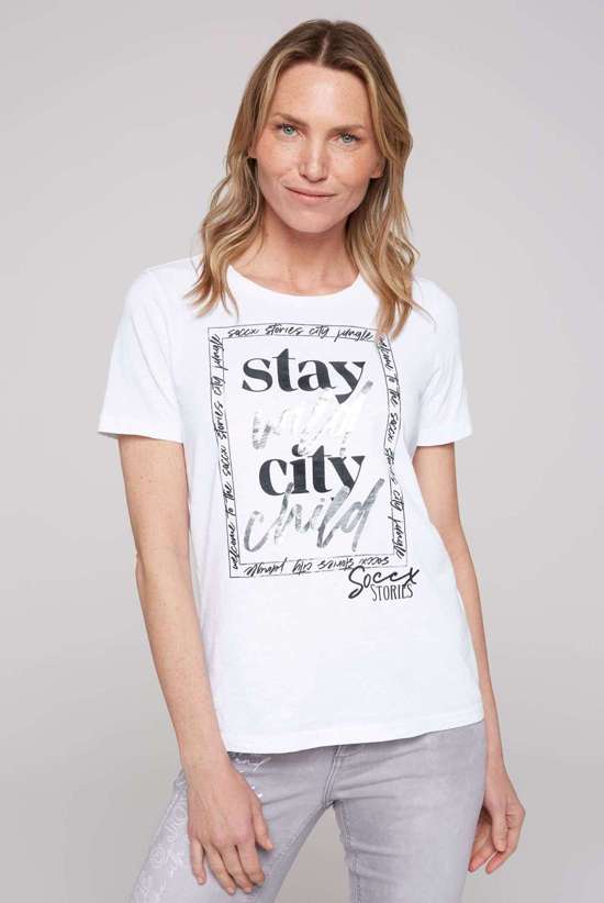 рубашка с круглым вырезом