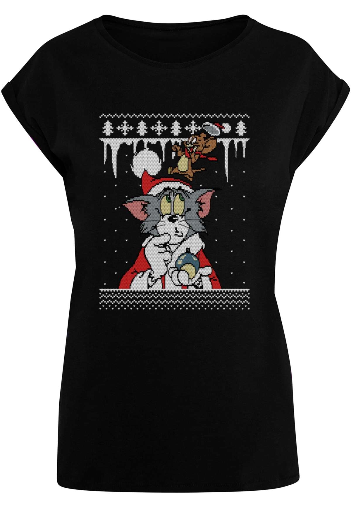 футболка Damen Ladies Tom and Jerry - Fair Isle T-Shirt