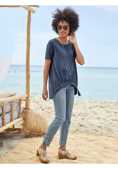 рубашка с круглым вырезом Longshirt