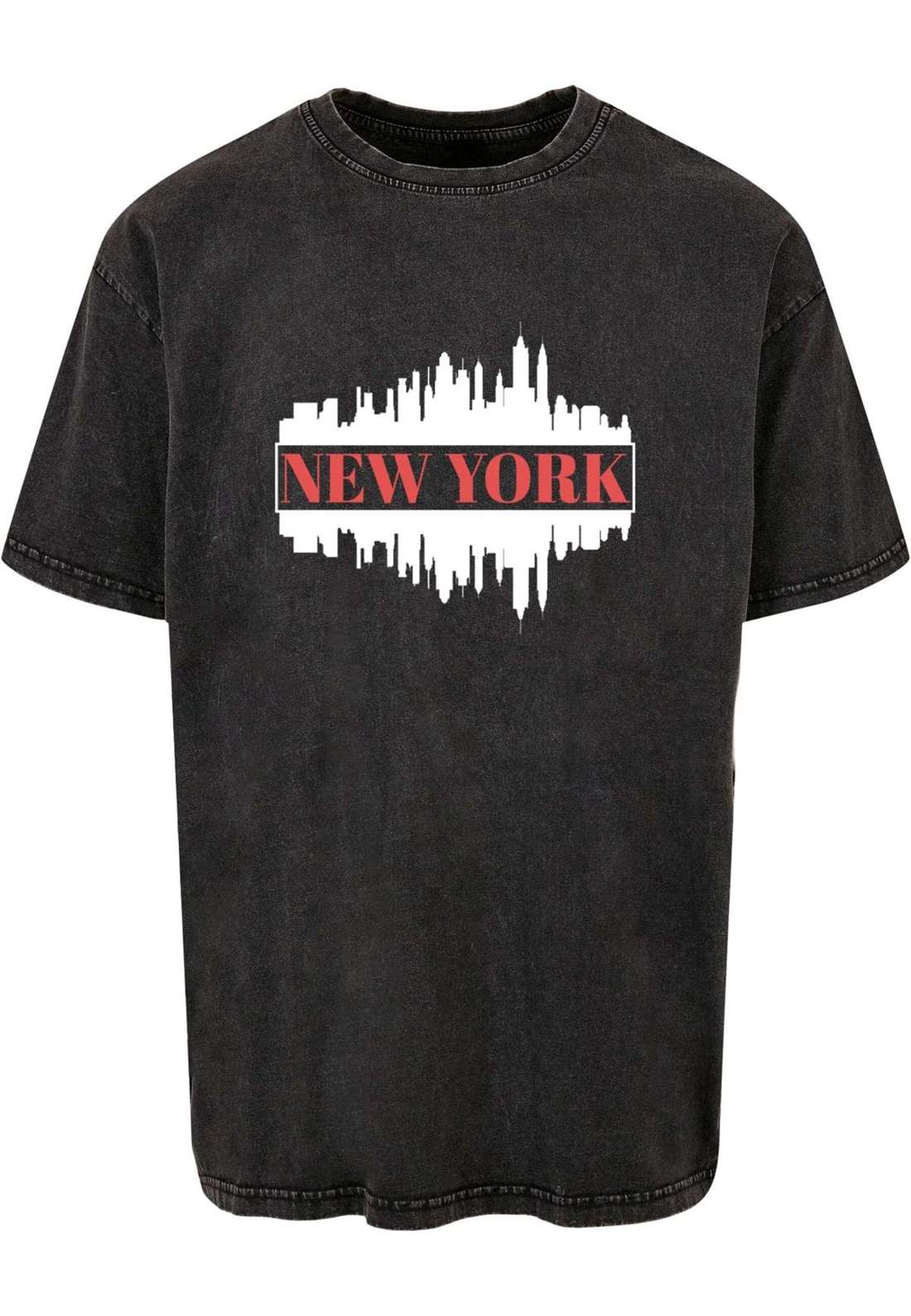 футболка Herren New York X Acid Washed Heavy Oversize Tee