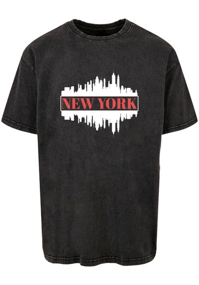 футболка Herren New York X Acid Washed Heavy Oversize Tee