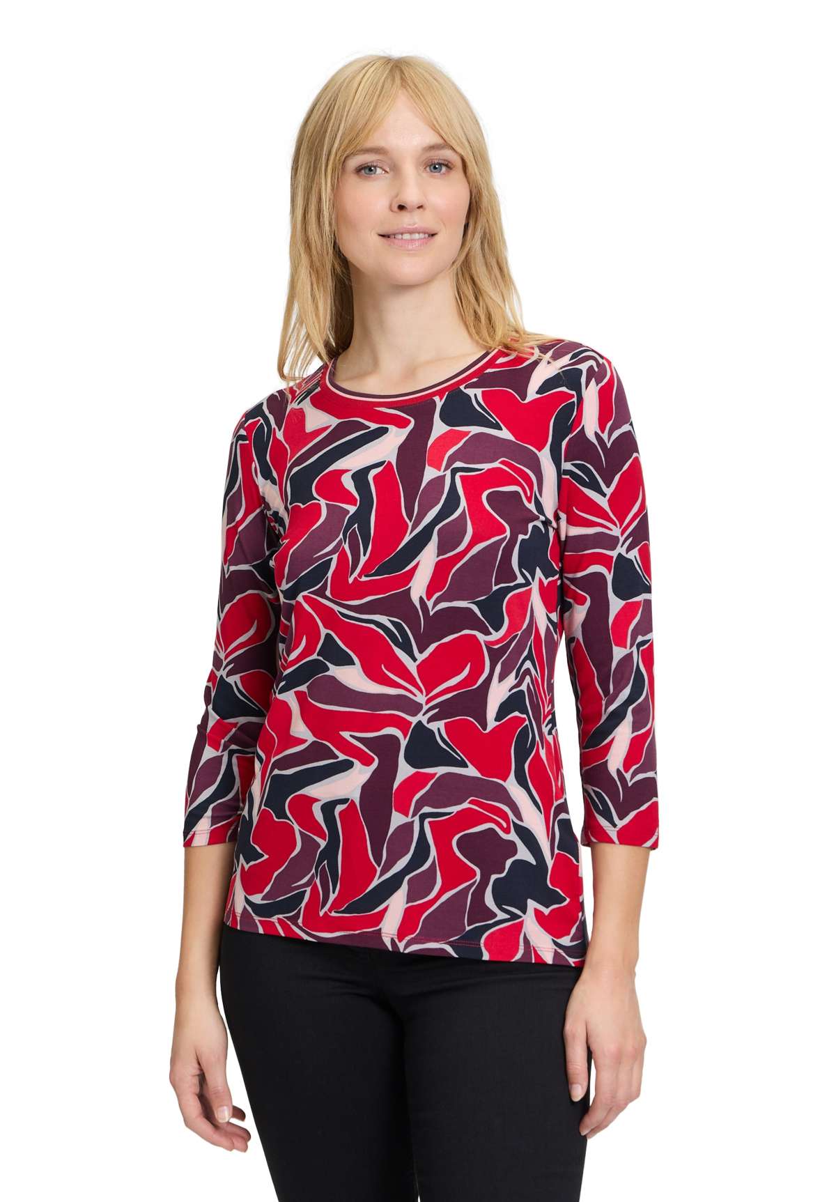 рубашка с рукавом 3/4 Basic Shirt mit Print