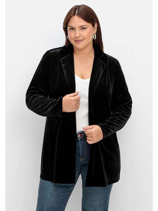 Пиджак-пиджак открытого типа Große Größen