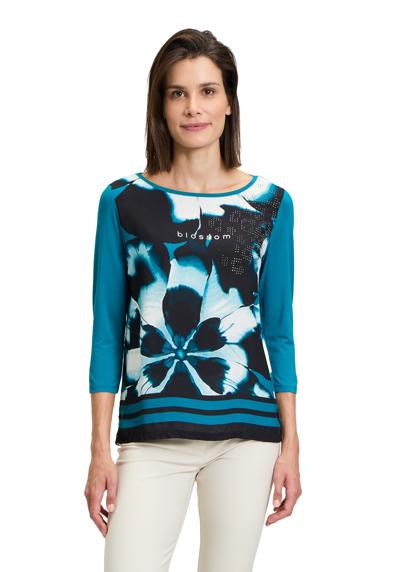 рубашка с рукавом 3/4 Blusenshirt mit Aufdruck