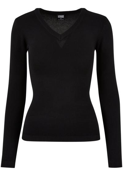 Свитер с круглым вырезом Urban Classics Damen Ladies Knitted V-Neck Sweater
