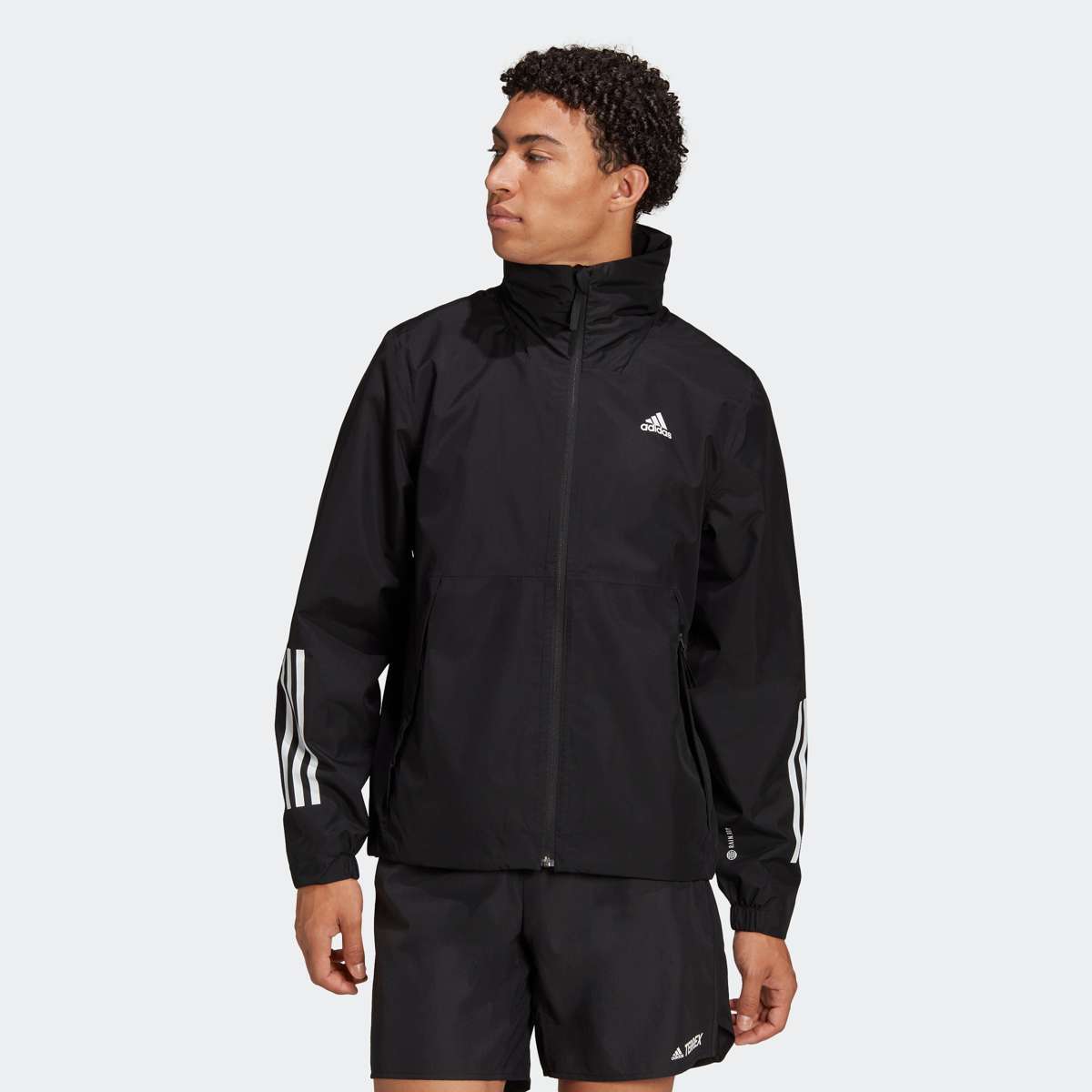 Уличная куртка с капюшоном BSC 3STREIFEN RAIN.RDY REGENJACKE