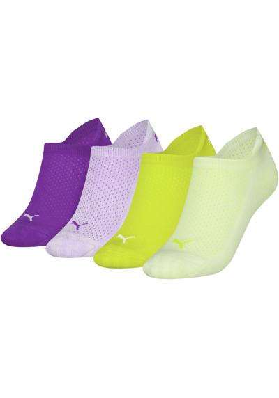 Носки-кроссовки (4 пары) в стильных летних расцветках.