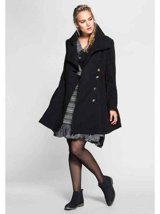 Короткое пальто в индивидуальном стиле Große Größen