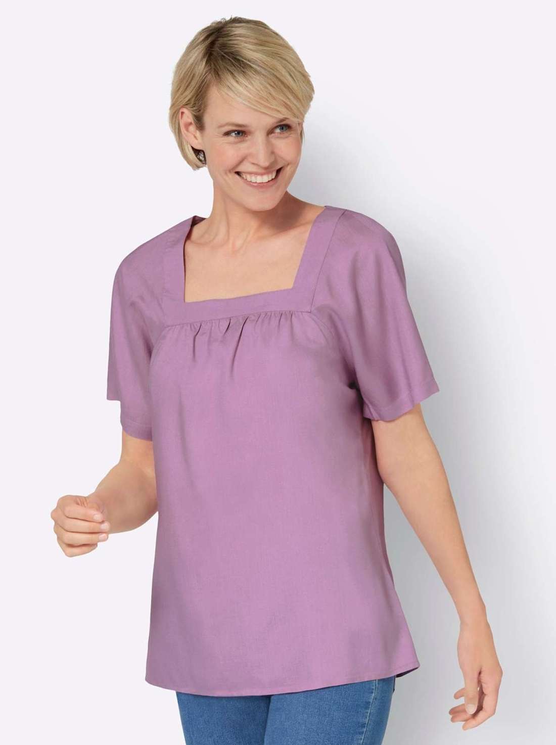 Длинная блузка