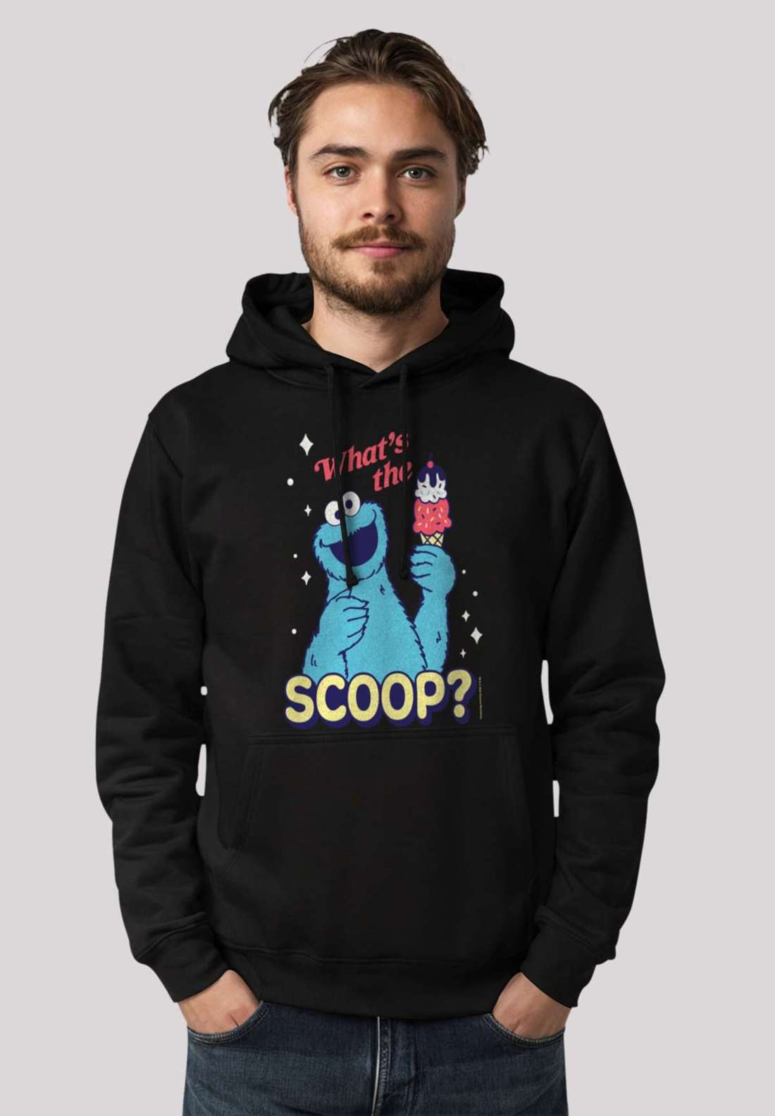 Толстовка с капюшоном Sesamstraße Cookie Monster Scoop