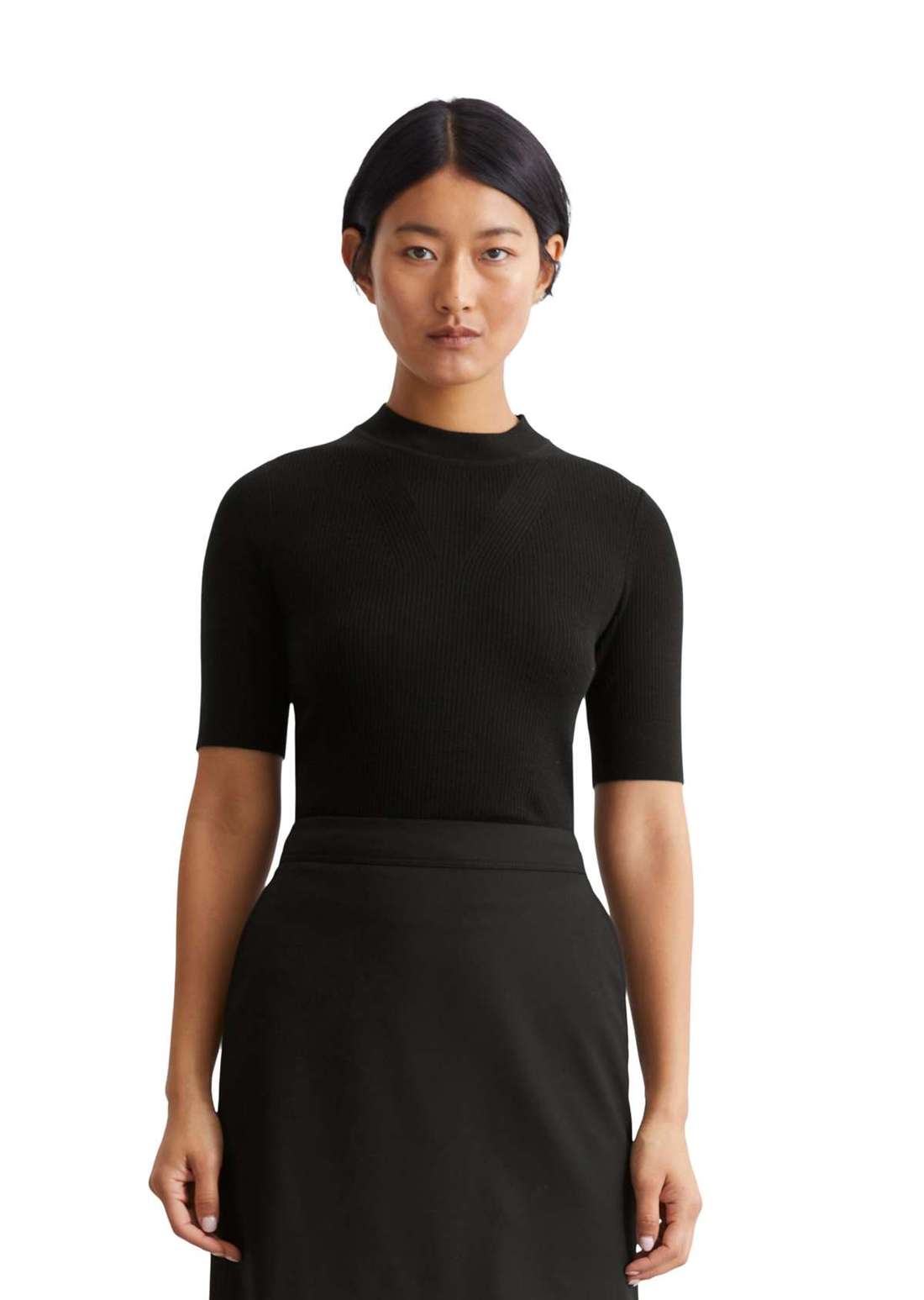 Вязаный свитер aus feiner Merinowolle