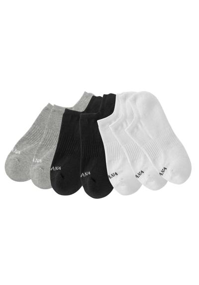 Носки-кроссовки (7 пар), с махровой тканью для ног