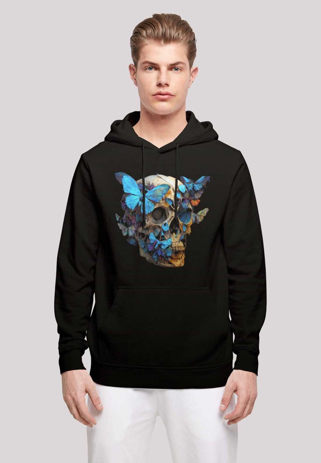 Толстовка с капюшоном Schmetterling Skull HOODIE