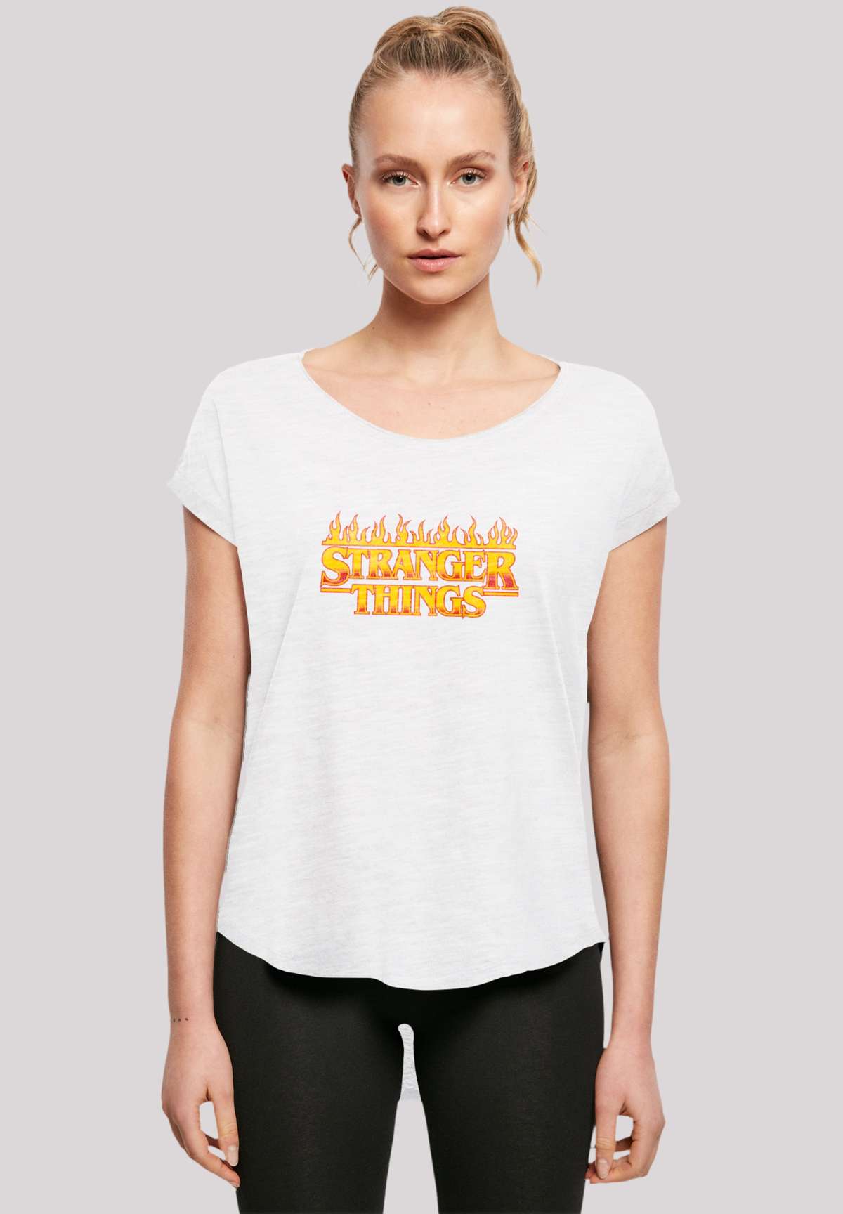 футболка Stranger Things Fire Logo Women Netflix TV Series