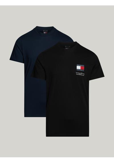 Футболка с большим логотипом на груди. TJM SLIM 2PACK S/S FLAG DNA TEE