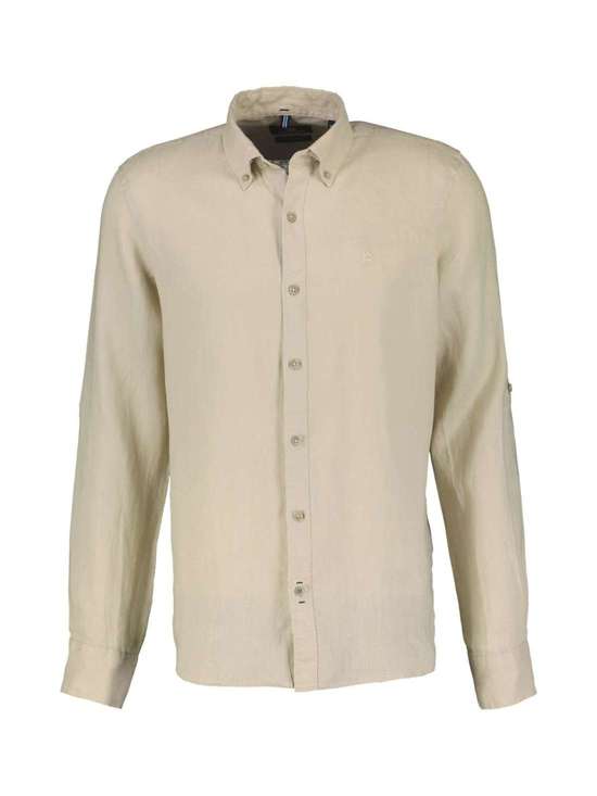 Рубашка с длинным рукавом LERROS Lässiges Herren Leinenhemd, Langarm
