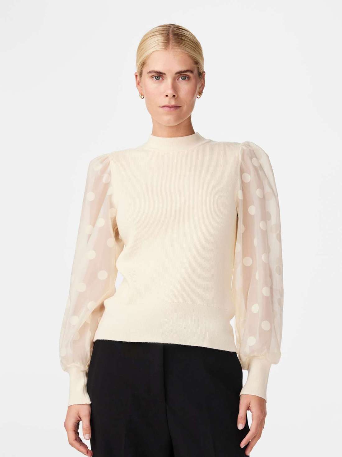 Свитер с круглым вырезом YASDOTME LS KNIT PULLOVER S. NOOS