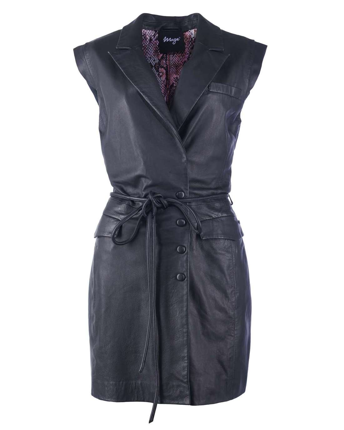 Кожаная куртка 42021121