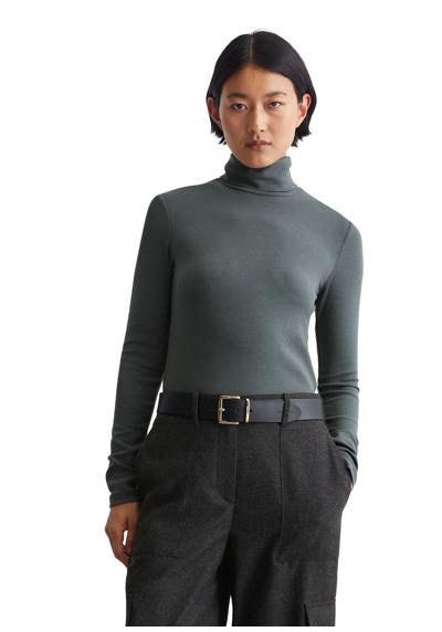 Рубашка с длинным рукавом aus soft geripptem Jersey