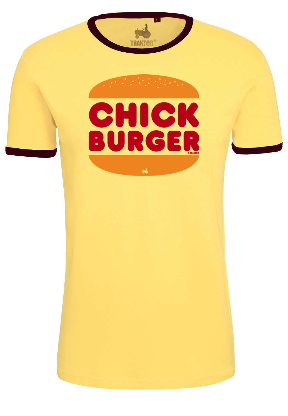 Футболка с забавным принтом Chick Burger
