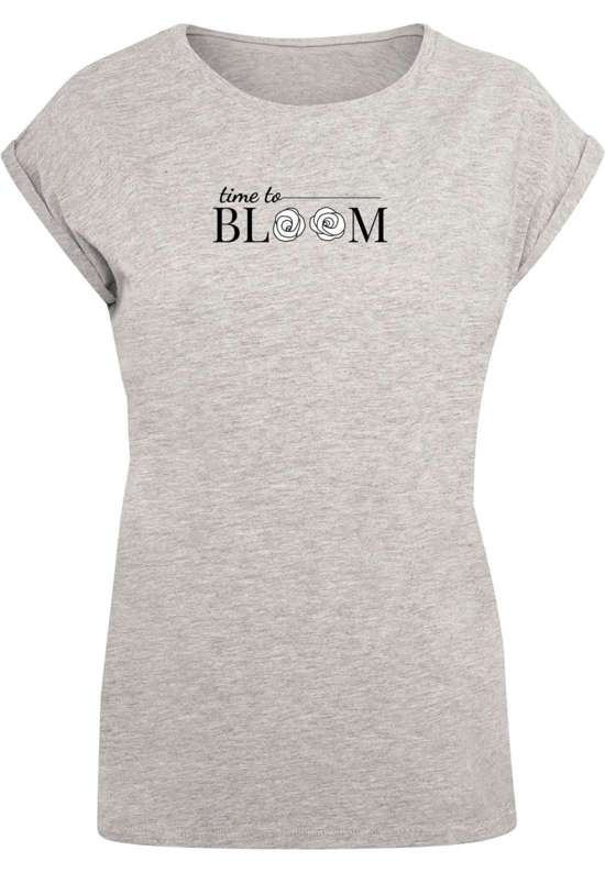 футболка Damen Ladies Time to bloom - Extended Shoulder Tee
