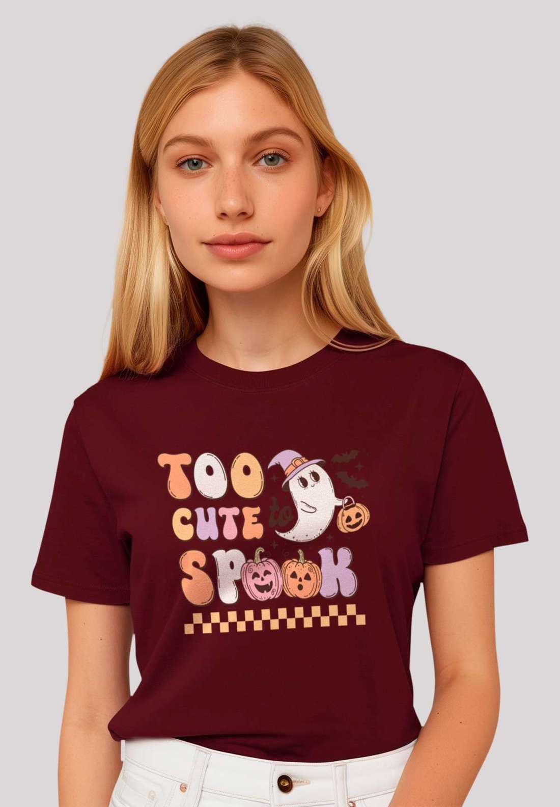 футболка Retro Halloween Too Cute To Spook