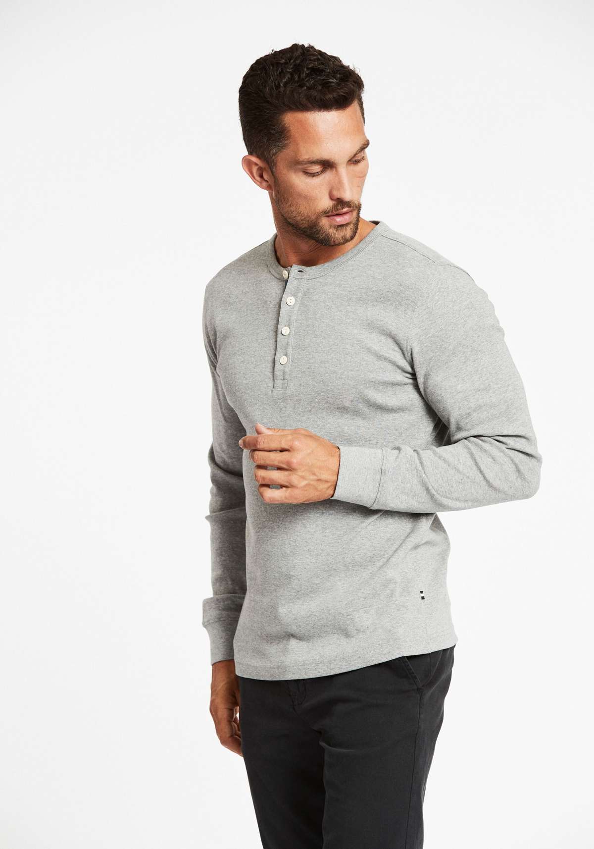 рубашка Хенли Lindbergh Henley Shirt
