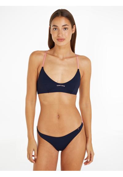 Плавки бикини с цветными блоками спереди и сзади. HI LEG CHEEKY BIKINI