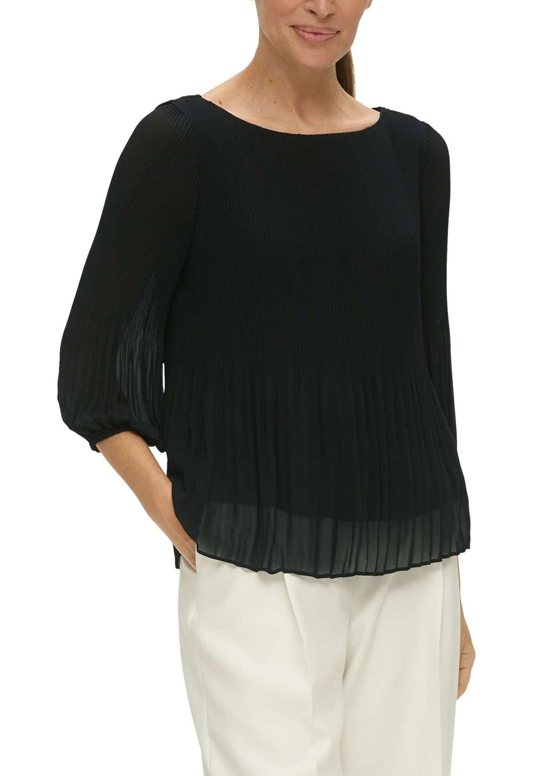 Классическая блузка со складками