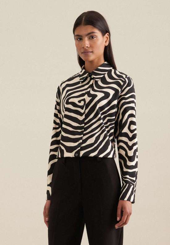 Рубашка-блузка Schwarze Rose