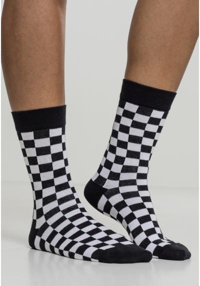 чулки Urban Classics Accessoires Checker Socks 2-Pack