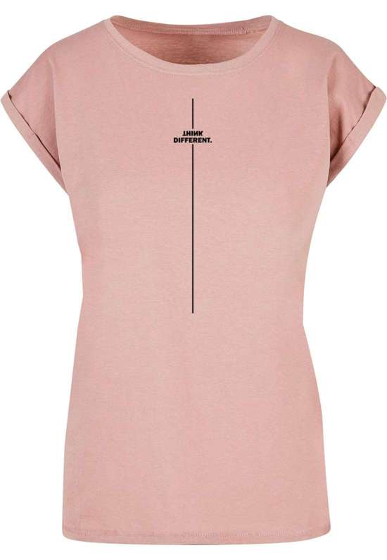 футболка Damen Ladies Think Different Extended Shoulder Tee