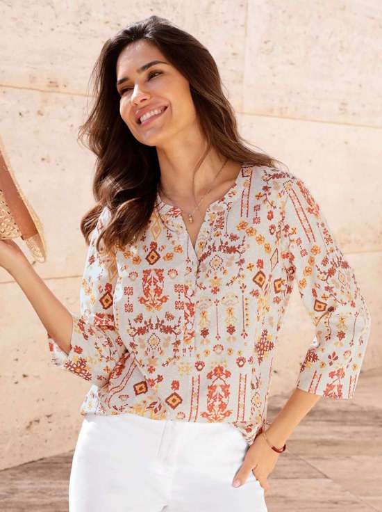 Блузка без шнуровки